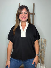 Cargar imagen en el visor de la galería, Solid short dolman sleeve top
