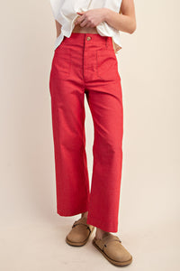 Ankle Cropped Summer Pants