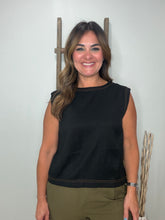 Cargar imagen en el visor de la galería, Round Neck Sleeveless Top
