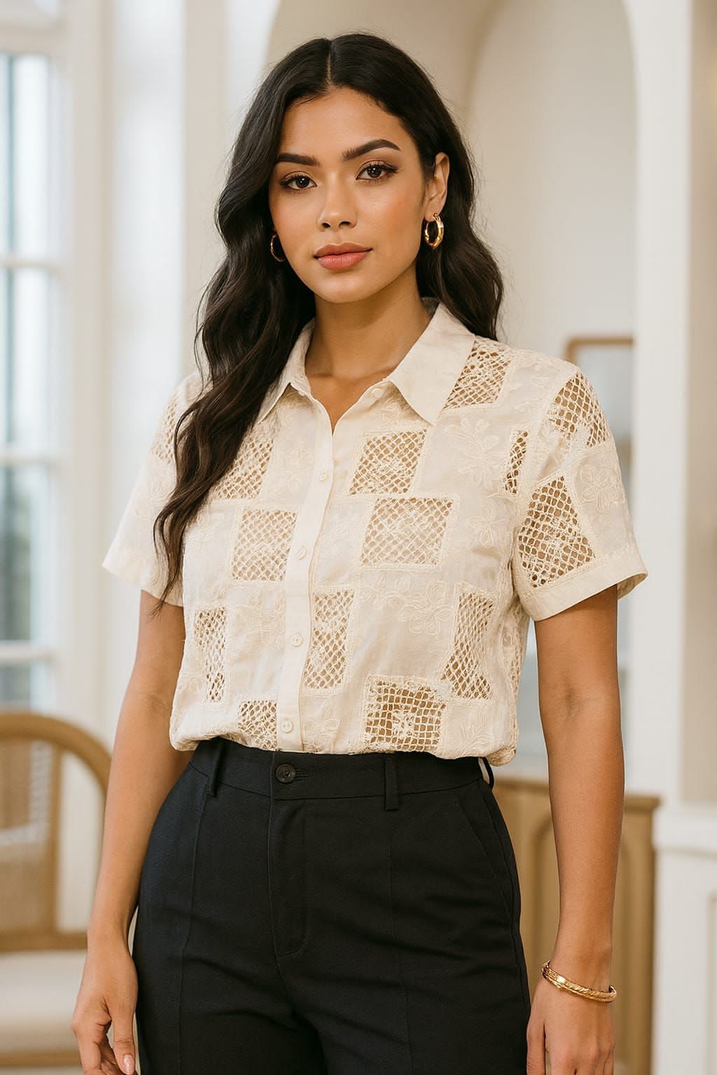 Crochet Detailed Top