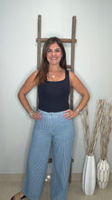 Cargar imagen en el visor de la galería, Pinstripe Zipper Front Pants
