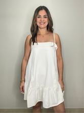 Cargar imagen en el visor de la galería, Drop Waist Denim Mini Dress
