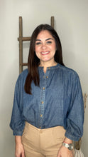 Cargar imagen en el visor de la galería, Mineral Washed Denim Top
