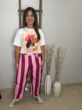 Cargar imagen en el visor de la galería, Striped High-waist Casual Pants
