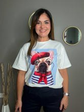 Cargar imagen en el visor de la galería, French Bulldog Print Oversize T Shirt
