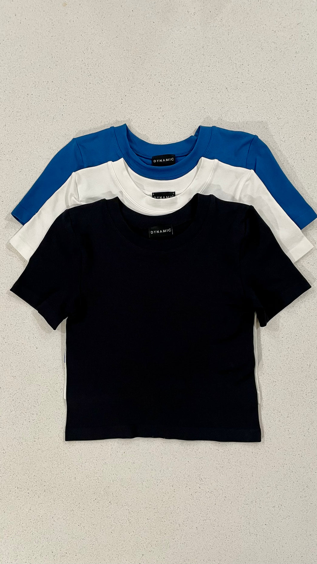 Smooth thick banded tee