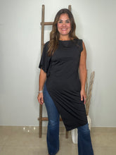 Cargar imagen en el visor de la galería, Solid Stretch Asymmetric Medi Top
