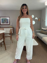 Cargar imagen en el visor de la galería, Strapless Jumpsuit With Belt Detail
