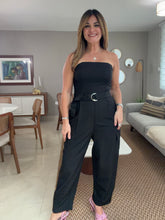 Cargar imagen en el visor de la galería, Strapless Jumpsuit With Belt Detail

