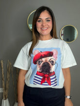 Cargar imagen en el visor de la galería, French Bulldog Print Oversize T Shirt
