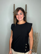 Cargar imagen en el visor de la galería, Solid cap sleeve top

