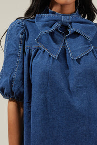 Aura Jacey Denim Shift Dress