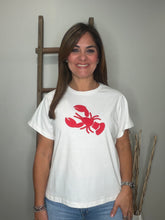 Cargar imagen en el visor de la galería, Lobster Patch Tee - White
