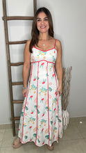 Cargar imagen en el visor de la galería, Maxi Strap Dress With Vintage Print
