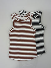 Cargar imagen en el visor de la galería, Striped Ribbed Racerback Tank
