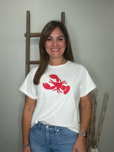 Cargar imagen en el visor de la galería, Lobster Patch Tee - White
