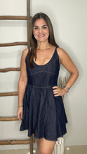 Cargar imagen en el visor de la galería, Denim Sleeveless Mini Dress
