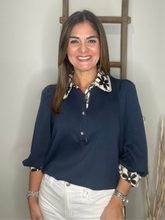 Cargar imagen en el visor de la galería, Solid 3/4 sleeve top
