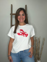 Cargar imagen en el visor de la galería, Lobster Patch Tee - White
