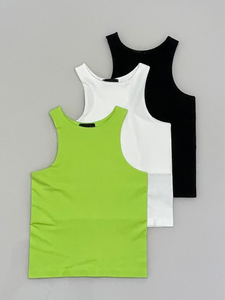 SLEEVELESS RACER TANK