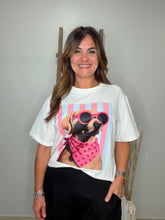 Cargar imagen en el visor de la galería, Polka Dot Dog Print Oversize T Shirt

