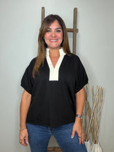 Cargar imagen en el visor de la galería, Solid short dolman sleeve top
