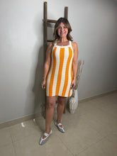 Cargar imagen en el visor de la galería, Sleeveless Striped Mini Sweater Dress
