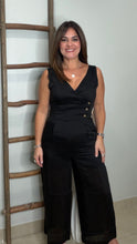 Cargar imagen en el visor de la galería, Linen Asymmetrical Wide-leg Jumpsuit
