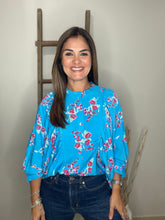 Cargar imagen en el visor de la galería, Floral Dolman Sleeve Blouse

