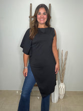 Cargar imagen en el visor de la galería, Solid Stretch Asymmetric Medi Top
