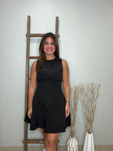 Cargar imagen en el visor de la galería, High Neck Skater Flare Dress
