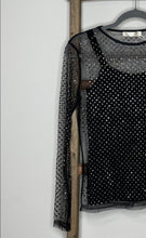 Cargar imagen en el visor de la galería, Long Sleeve Sheer MeshTop

